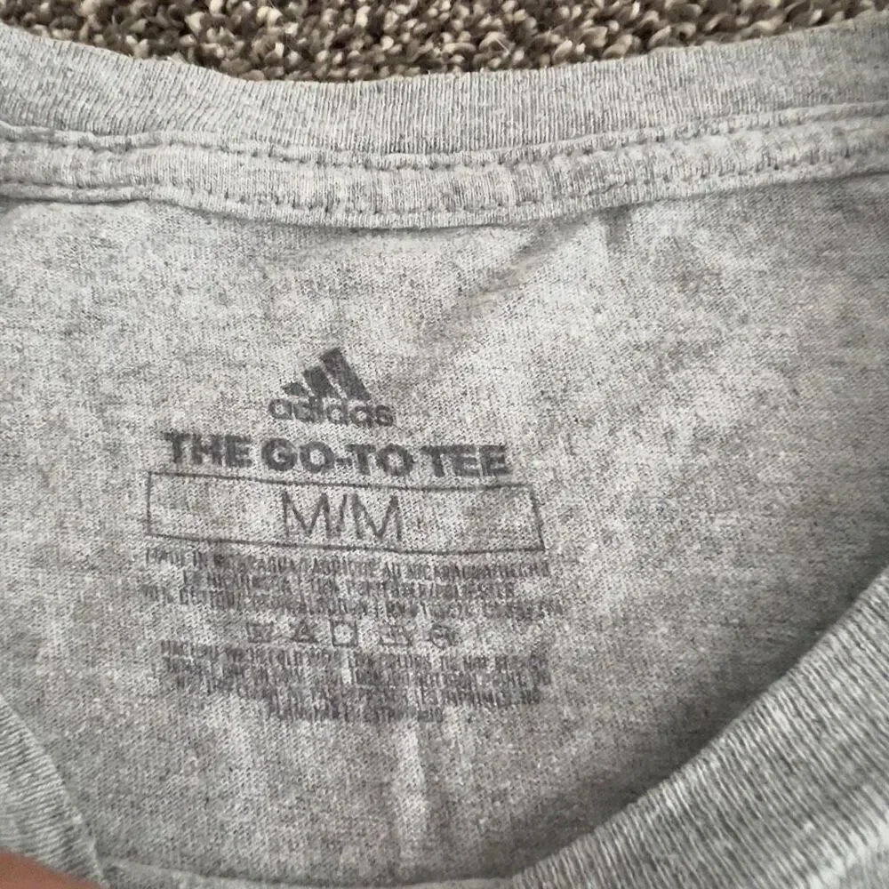 Men’s Adidas The Go-To Tee Gray T-Shirt